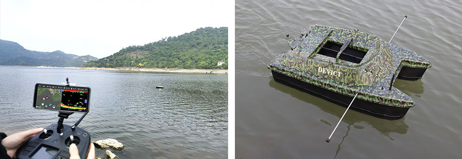 DEVICT Fishing Robot-1Bait boat,fishing supplies,sonar fish finder,gps  fishfinder combo